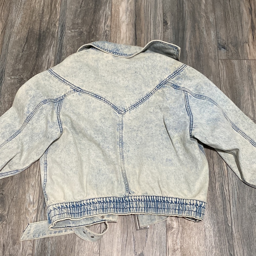 Bershka vintage style oversized denim jacket - Picture 6 of 9